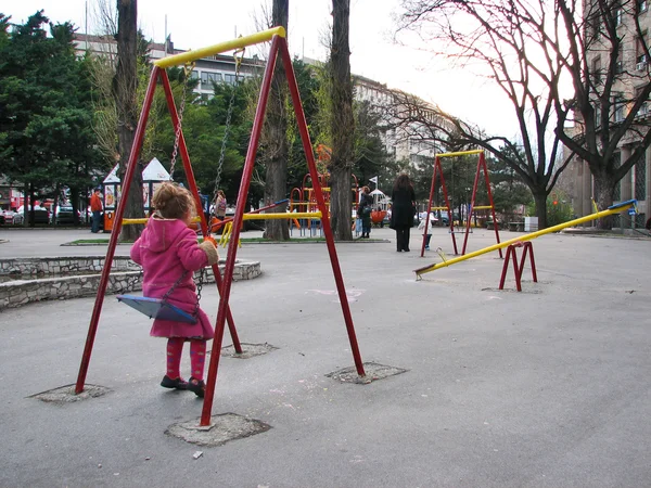 Parco giochi per bambini — Foto Stock