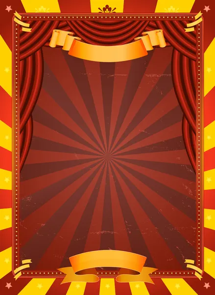 Vintage Circus Poster — Stock Vector