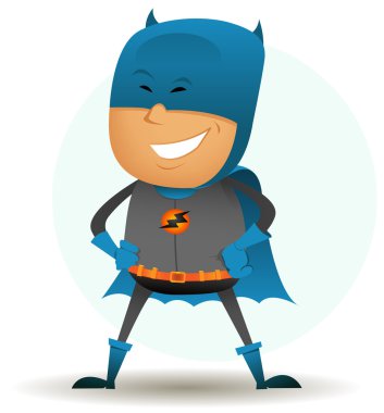 Cartoon-comic-super-hero-six clipart