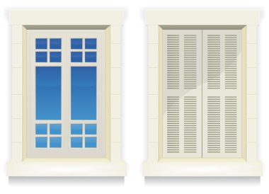 Home Window - Awake And Asleep clipart