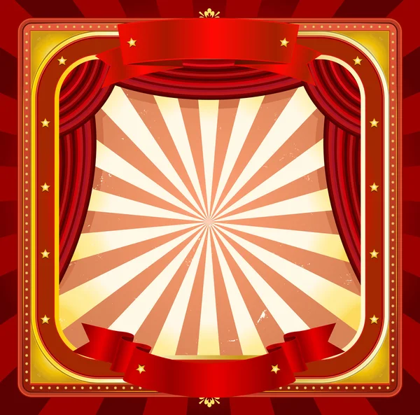 Circus Frame Poster Background — Stock Vector