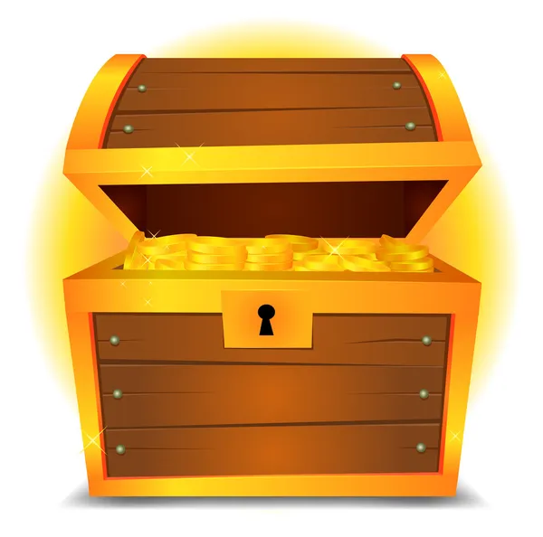 Treasure Chest — Stock Vector