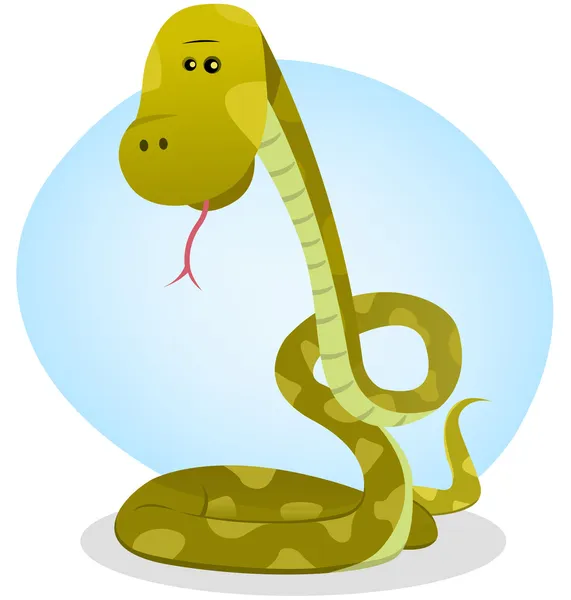 Tecknad orm — Stock vektor