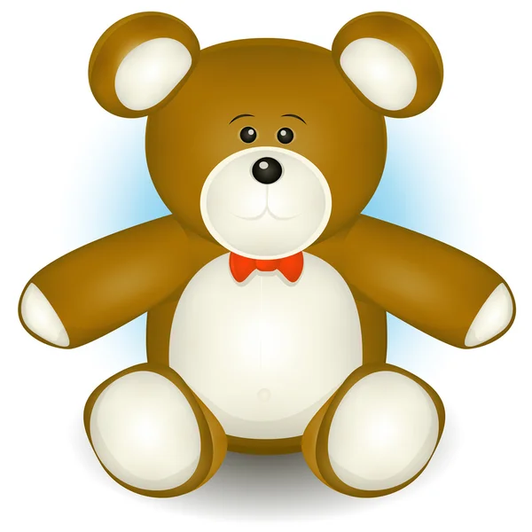 Cute Teddy Bear — Stock Vector