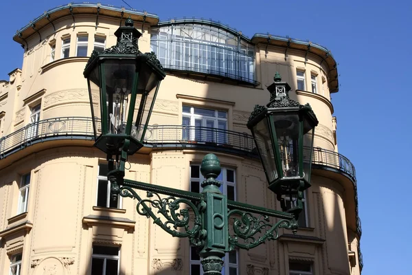 Ročníku pouliční lampy — Stock fotografie
