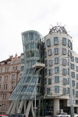 Dancing building in Prague clipart