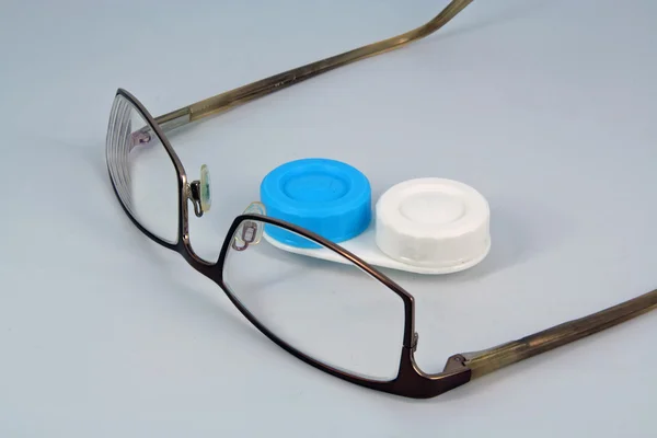 Brillen und Gläser — Stockfoto