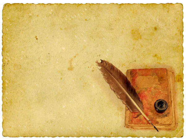 Стара книга на старовинному папері — стокове фото
