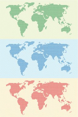 World map background clipart