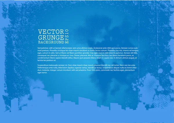 Vector grunge background with space for your text — Stock Vector