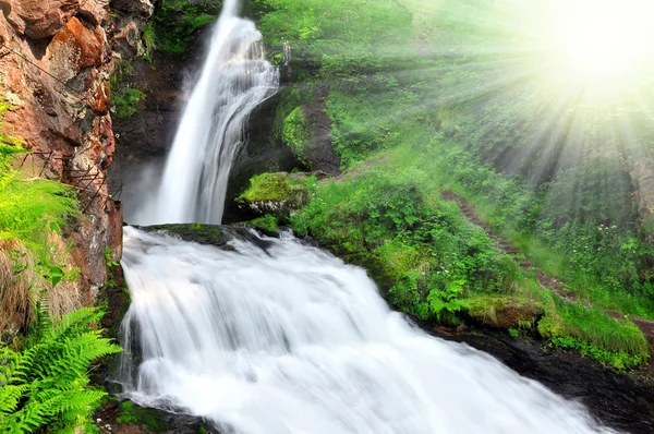 Waterfall of Cavalese — Stock Photo, Image