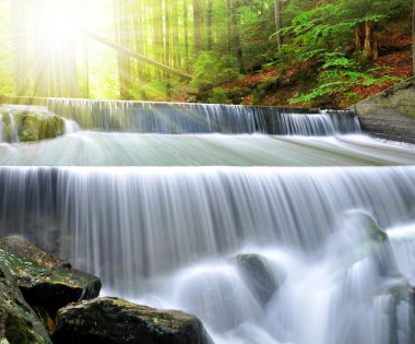 Beautiful waterfalls clipart