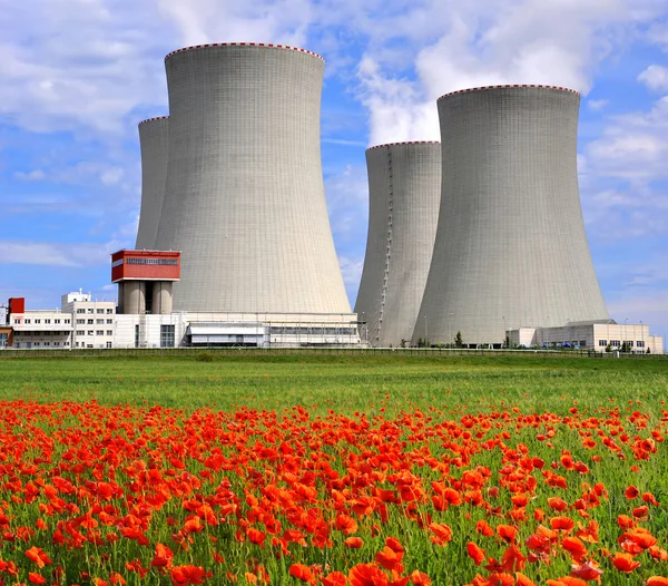 Jaderná elektrárna Temelín — Stock fotografie