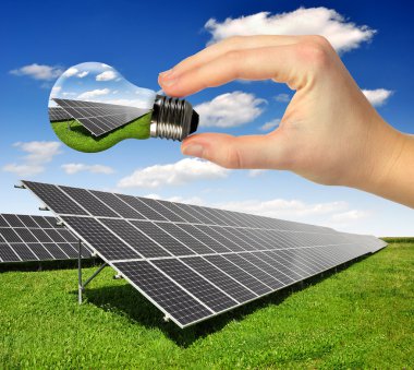 Solar panels clipart