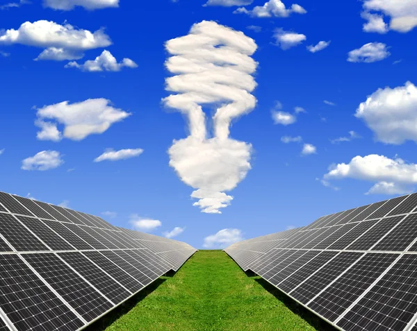 태양 에너지 패널 — 스톡 사진