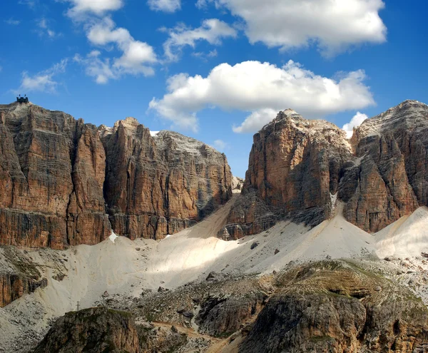 ,Sella, val di fassa, İtalya Alpler — Stok fotoğraf