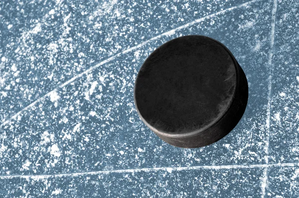 Krążek hokejowy — Zdjęcie stockowe