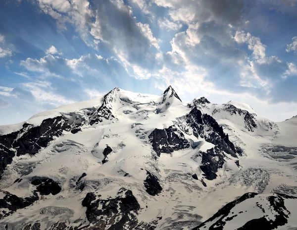 Monte rosa - schweiziska Alperna — Stockfoto