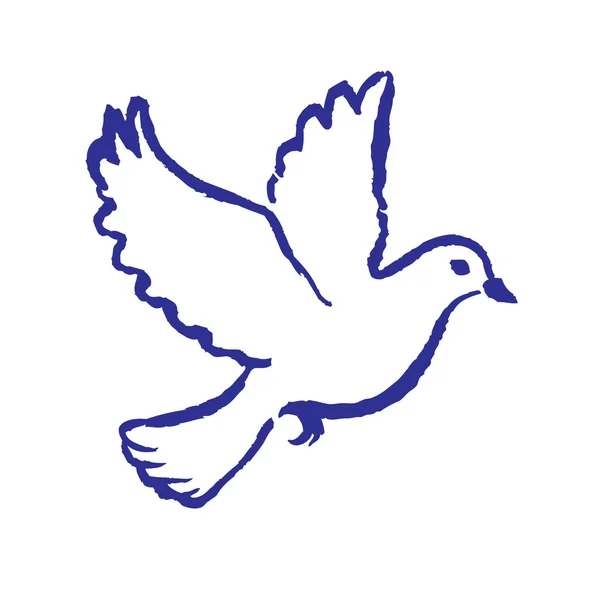 Colombe de la paix — Image vectorielle