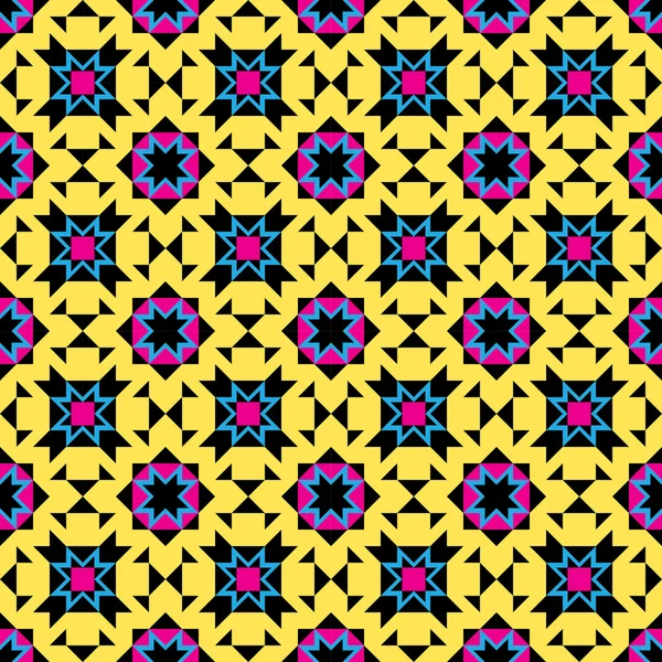 Pink and Yellow Pattern — Stock Vector