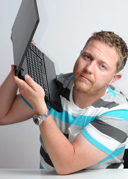 stock image Man with notebook