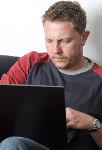 stock image Man with notebook