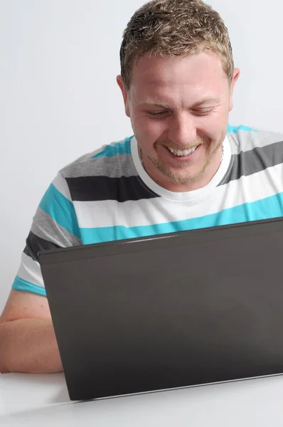 Stock image Man with notebook