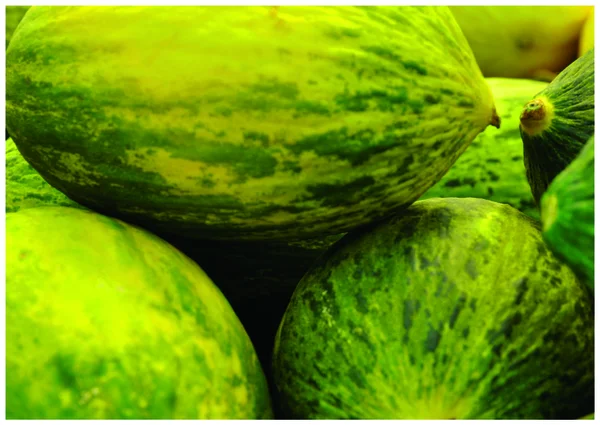 Čerstvé sladký meloun — Stock fotografie