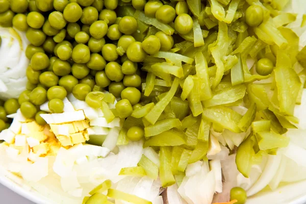 Close-up van onvermengde salade — Stockfoto