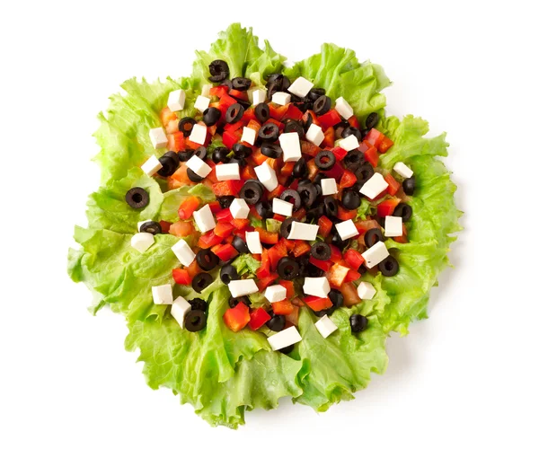 Picture of a greek salad — Stock Photo, Image