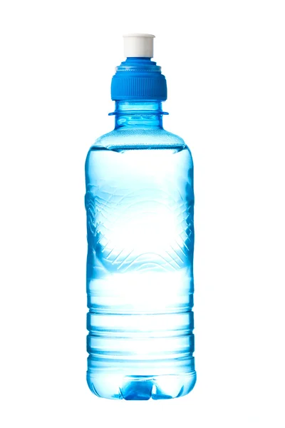 Мала пластикова пляшка води — стокове фото