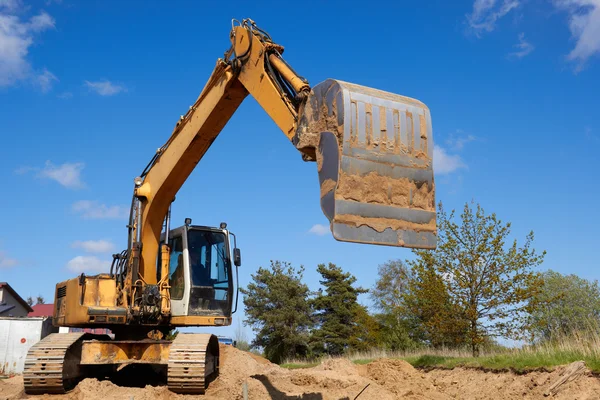 Excavator working — Stock Photo, Image