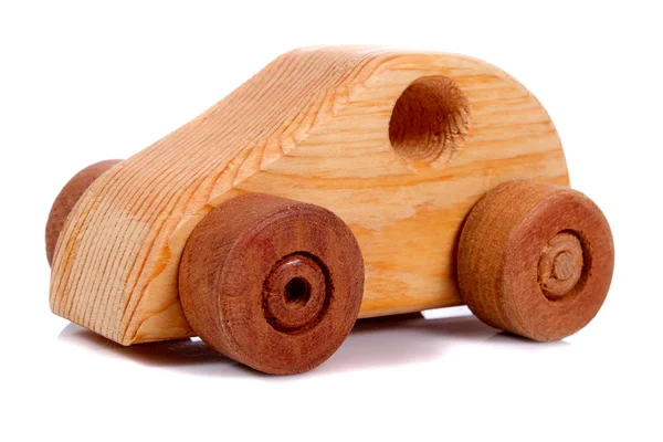 Oude houten auto — Stockfoto