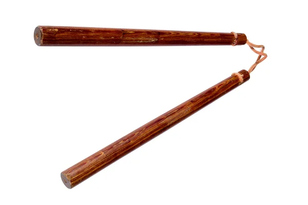 Nunchaku - arma tradizionale dell'Okinawa — Foto Stock