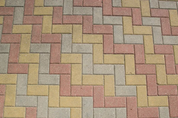 Colored pavement — Stock Photo, Image