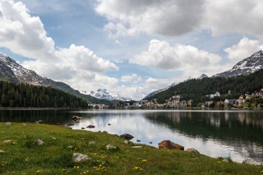 Lake St. Moritz clipart