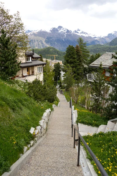 St. Moritz, Szwajcaria — Zdjęcie stockowe