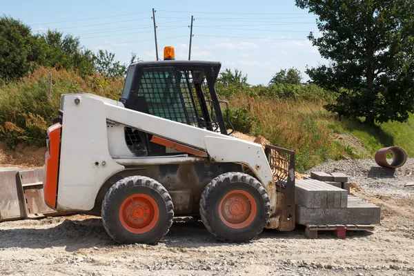 Small excavator Bobcat — Stock Photo, Image