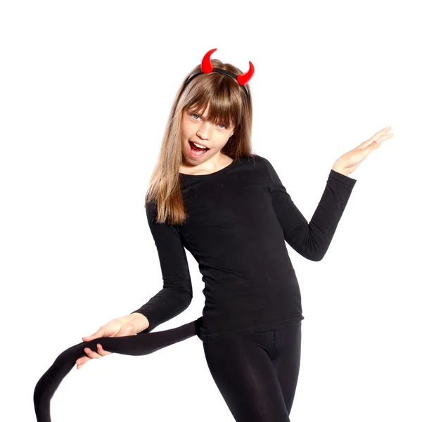Devil girl — Stock Photo, Image