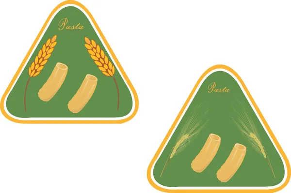 Immagine di pasta biologica — Vettoriale Stock