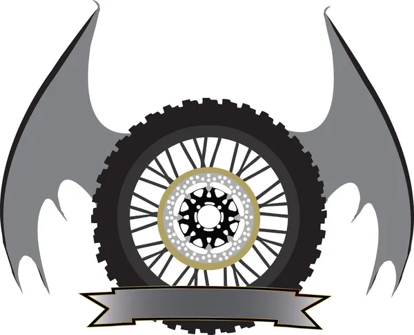 Logo motocicleta — Vetor de Stock
