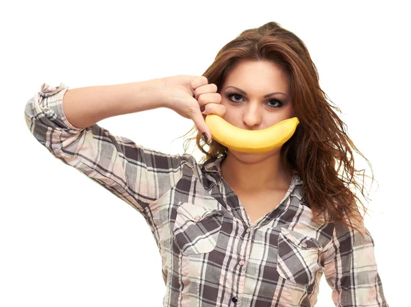 Sonrisa de plátano —  Fotos de Stock