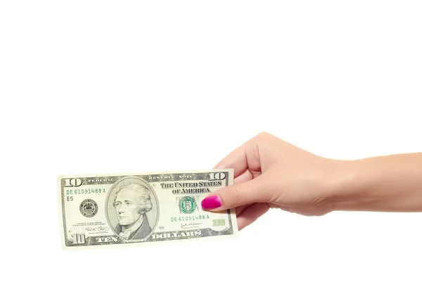 stock image Hand with dollars