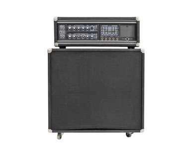 Rock and Roll Bass Amplifier Isolated clipart