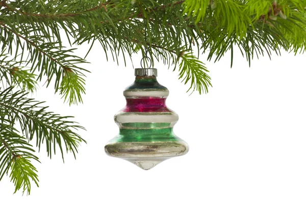 Vintage opknoping kerstboom ornament — Stockfoto