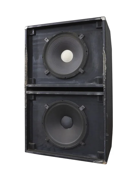 Big Grunge Bass Speaker Box — Stock Photo, Image