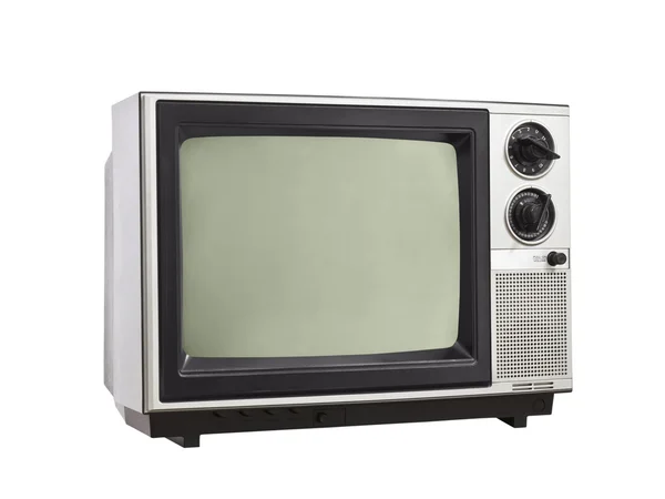 Oldtimer-Fernsehen isoliert — Stockfoto