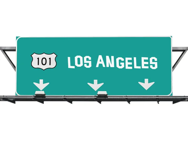 101 hollywood freeway los angeles teken — Stockfoto