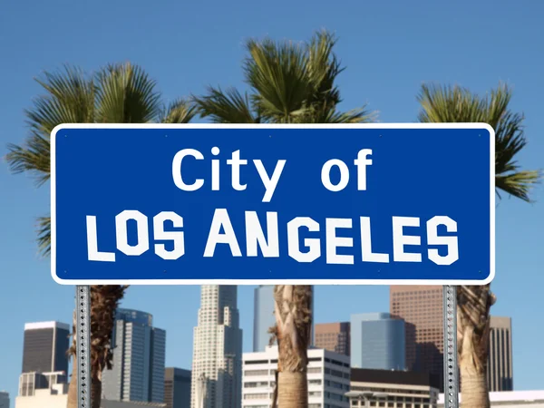 Cidade de Los Angeles sinal — Fotografia de Stock