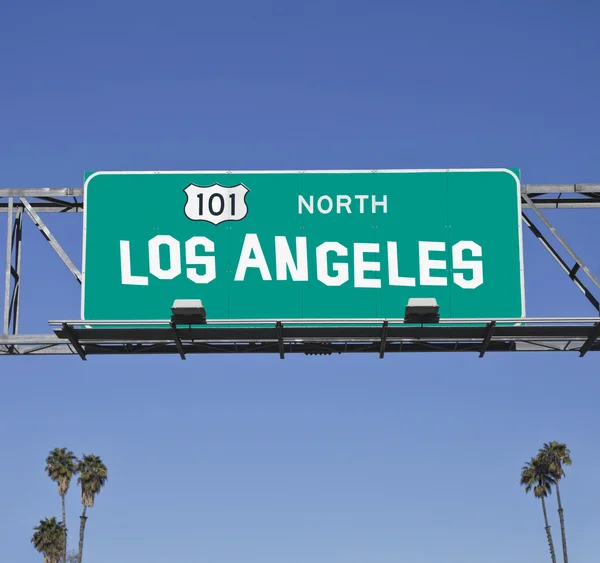 101 σημάδι αυτοκινητόδρομο του Λος Άντζελες — Φωτογραφία Αρχείου